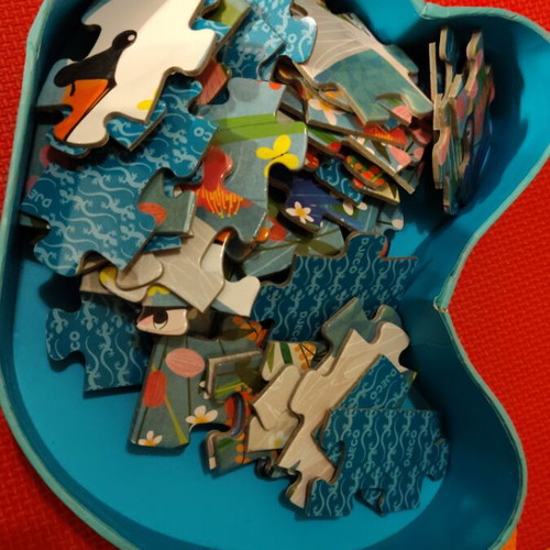 Puzzle The lady with the swan djeco σαν καινούργιο, 54 κομμάτια