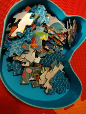 Puzzle The lady with the swan djeco σαν καινούργιο, 54 κομμάτια