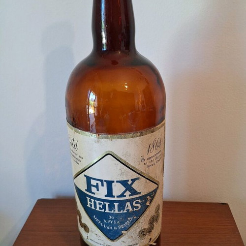 Fix collectible glass bottle promotional used 50 centimeters