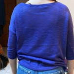 Purple Pink Woman blouse with 3/4 sleeves like new, size S