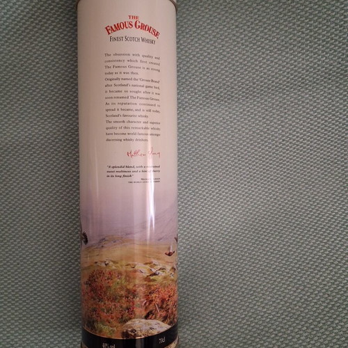 Famous Grouse Metal Collectible Case like new