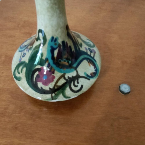 Ceramic vase KERAMIKOS like new with artist signature