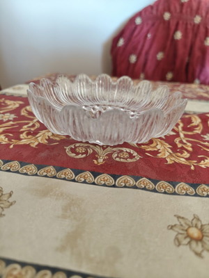 Nufaro Fountain Glass Bowl new, height 6 cm diameter 18 cm