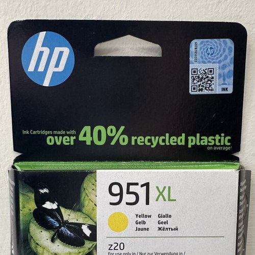 951 XL Yellow Original Ink Cartridge for HP Printer new