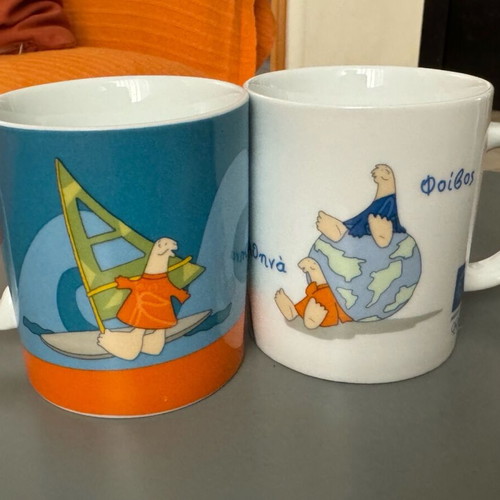 Athens 2004 mugs like new, authentic collectible