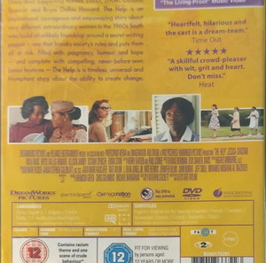 DVD THE HELP COMEDY/DRAMA MOVIE WITH JESSICA CHASTAIN AND VIOLA DAVIS