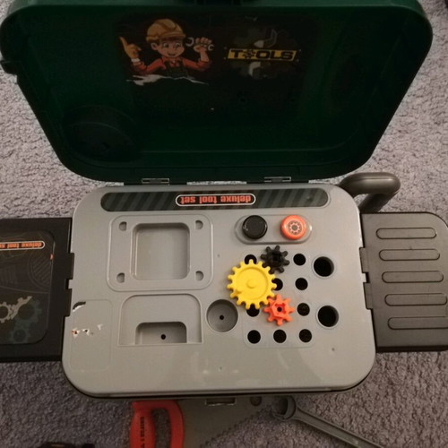 Tool set toys with toolbox like new