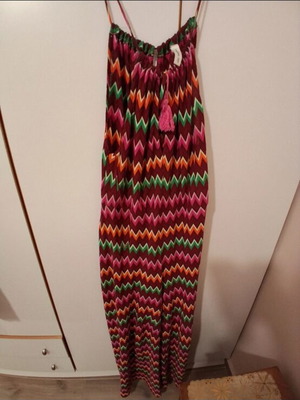 One-piece jumpsuit medium with colorful zigzag pattern, Tensione In