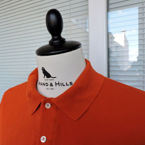 Lacoste Devanlay men's polo shirt XL orange cotton piqué