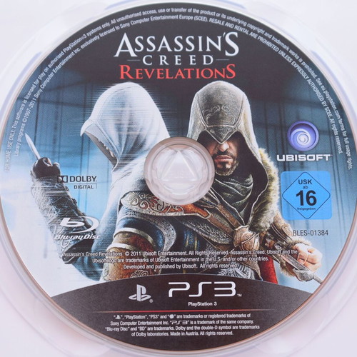 Assassin's Creed: Revelations PS3 game like new, action-adventure