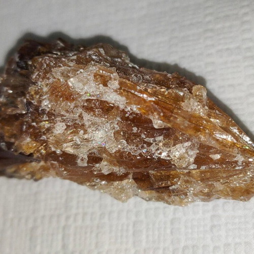 Raw natural amber 38g used, collectible mineral