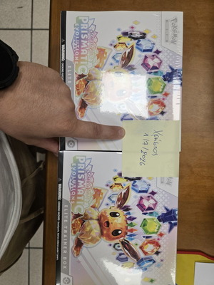Prismatic Evolution ETB new excellent condition, pack of 2