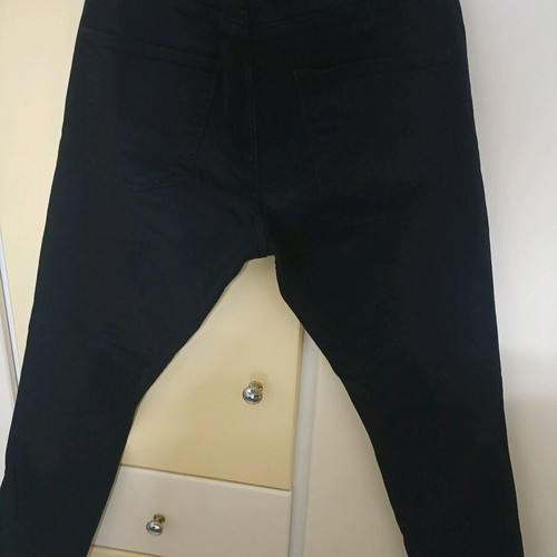 Men's black skinny jeans new, size L