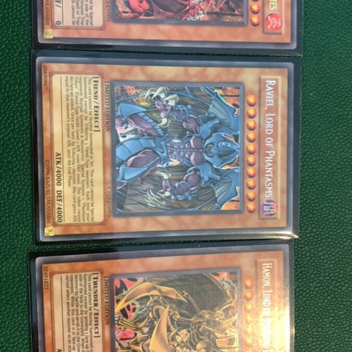 Uria Hamon Raviel CT03 bundle vintage Yu-Gi-Oh! cards like new
