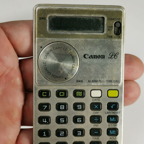 Canon Olympia-Canon Card LC-61T calculator vintage used, not working