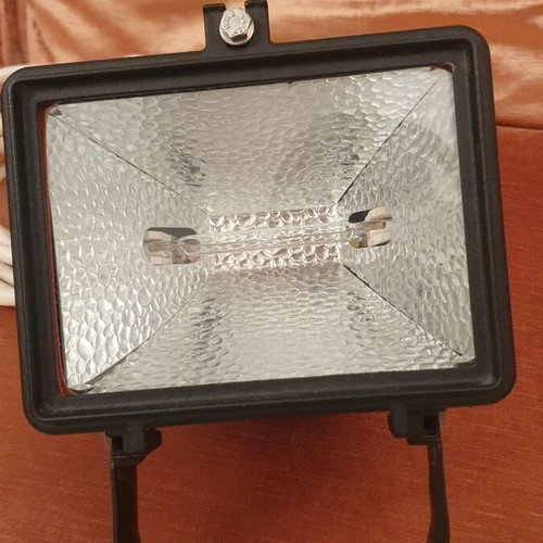 Halogen Floodlight 500W IP54 with Cable and Plug