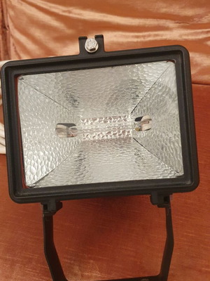 Halogen Floodlight 500W IP54 with Cable and Plug