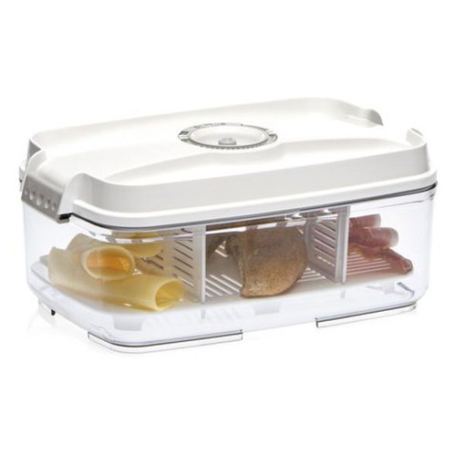 Status large vacuum food storage containers set, new, 5 pcs