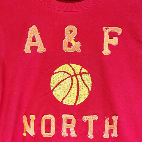 Abercrombie & Fitch Men's T-shirt red Muscle Fit size M like new