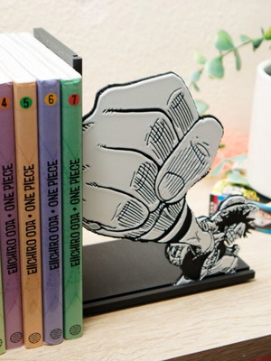 Gomu Gomu No Pistol printed bookend, One Piece