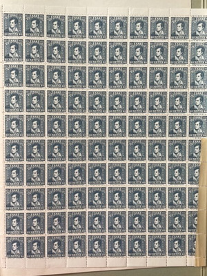 Lord Byron 1924 stamps like new, unsealed with original gum