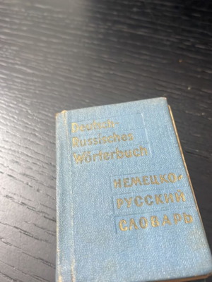 German-Russian Pocket Dictionary used, 1972 edition