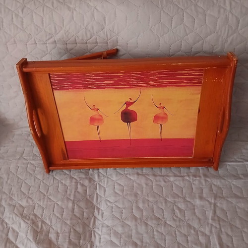 Wooden bed tray like new