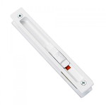 Sliding door lock white new
