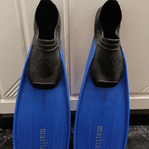 Marlin Flipper Fins used, size 43-44, snorkeling and swimming