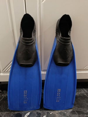 Marlin Flipper Fins used, size 43-44, snorkeling and swimming