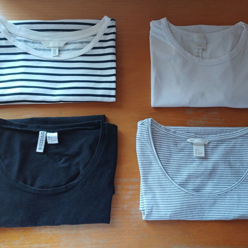 H&M women's t-shirts pack of 4 like new, size S