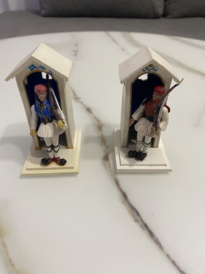 Athens Evzones vintage military figurines used
