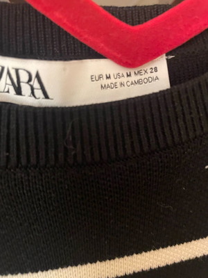 Zara mini striped dress like new, size M