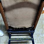  Ινδική χειροποίητη πτυσσόμενη καρέκλα ζωγραφισμένη στο χέρι,vintage.