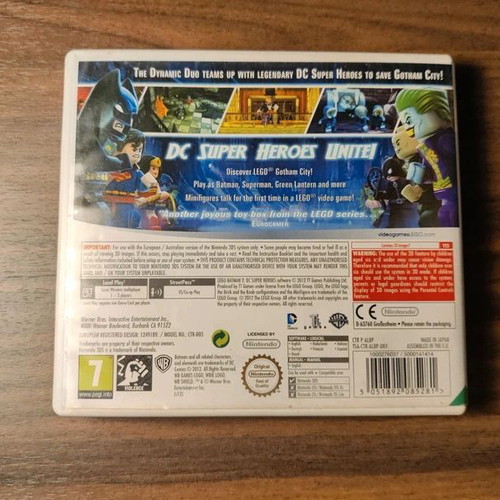 Lego Batman 2 game for Nintendo 3DS used with box and manual