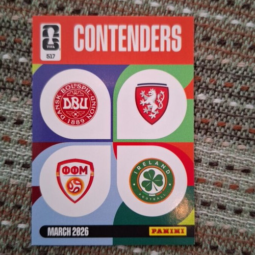 Panini Adrenalyn XL World Cup 2026 Contenders March 2026 new