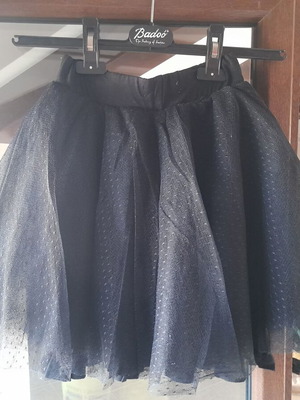 Tutu skirt black, like new, for girls 7-9 years old