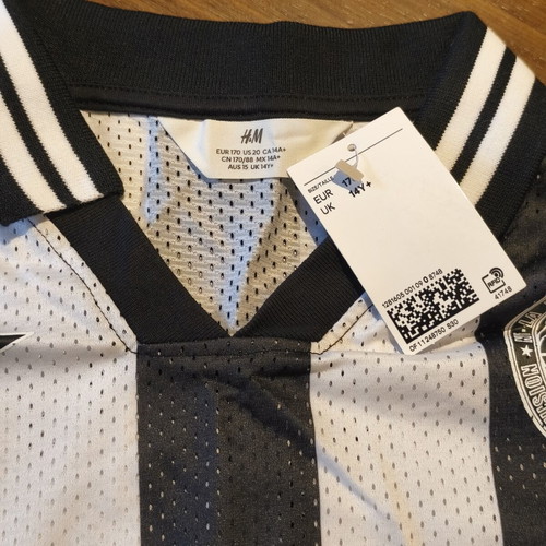 H&M Football Shirt New, Loose Fit, Mesh Fabric, Size 170cm 14+