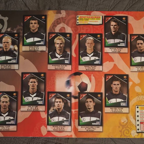 Panini UEFA EURO 2004 sticker album like new