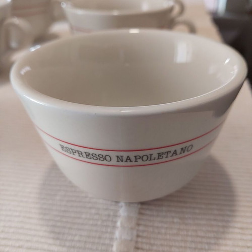 Mako espresso napoletano coffee cups like new, pack of 8
