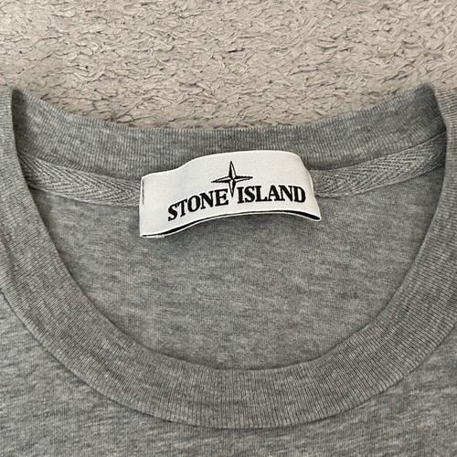 Stone Island Slim Fit Cotton Jersey T-Shirt XXL used, gray