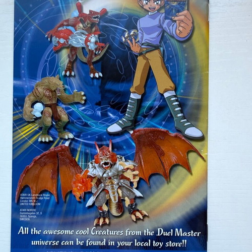 Duel Masters Manual for PlayStation 2 like new, manual only