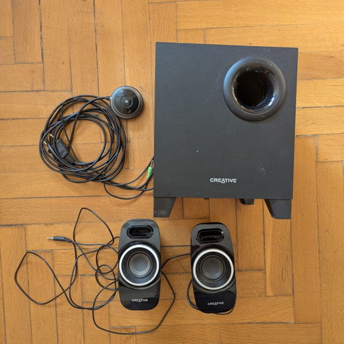 Creative wireless speakers 2.1 T3250 used, Bluetooth, subwoofer