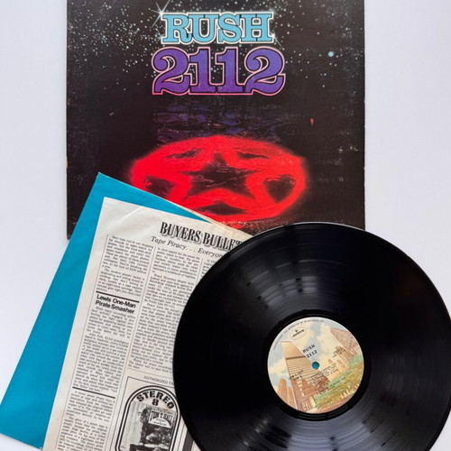 Rush 2112 LP used, 1st US 1976 rock album