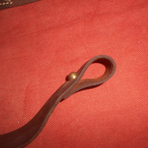 Leather soldier's sling 1940-41 WWII Greek Army used