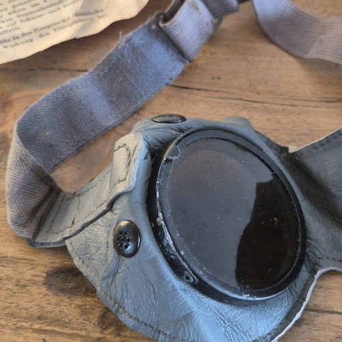 Original WWII German Ultrasin 75% Goggles Set 1942 Merz-Werke Wehrmacht