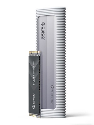 Orico AXM2S-G2-V1 εξωτερική θήκη M.2 NVMe/NGFF SSD USB-C 10Gbps γκρι καινούργιο