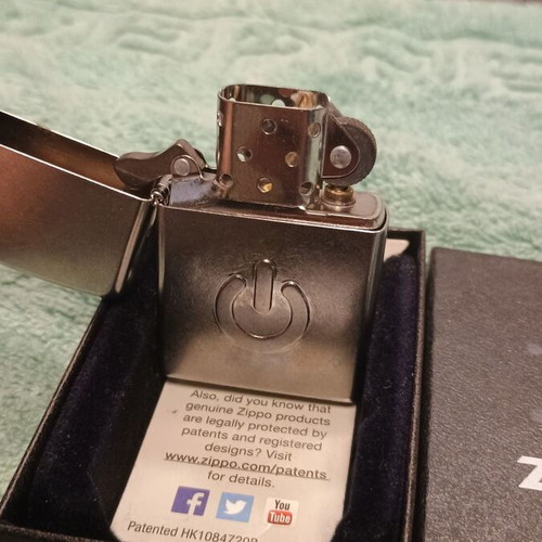 Zippo Power Button new with box