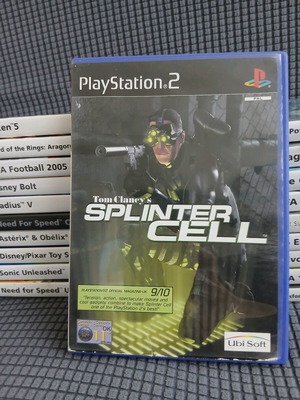 Tom Clancy's Splinter Cell PS2 game used with manual