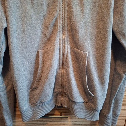 BodyTalk grey hoodie with zipper and hood, like new, size L